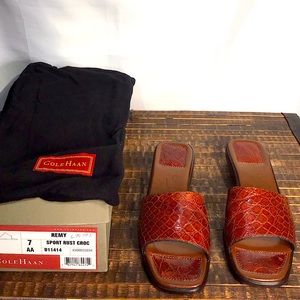 Cole Haan Crocodile Leather Flats sz7